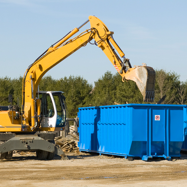 can i choose the location where the residential dumpster will be placed in Crocker SD